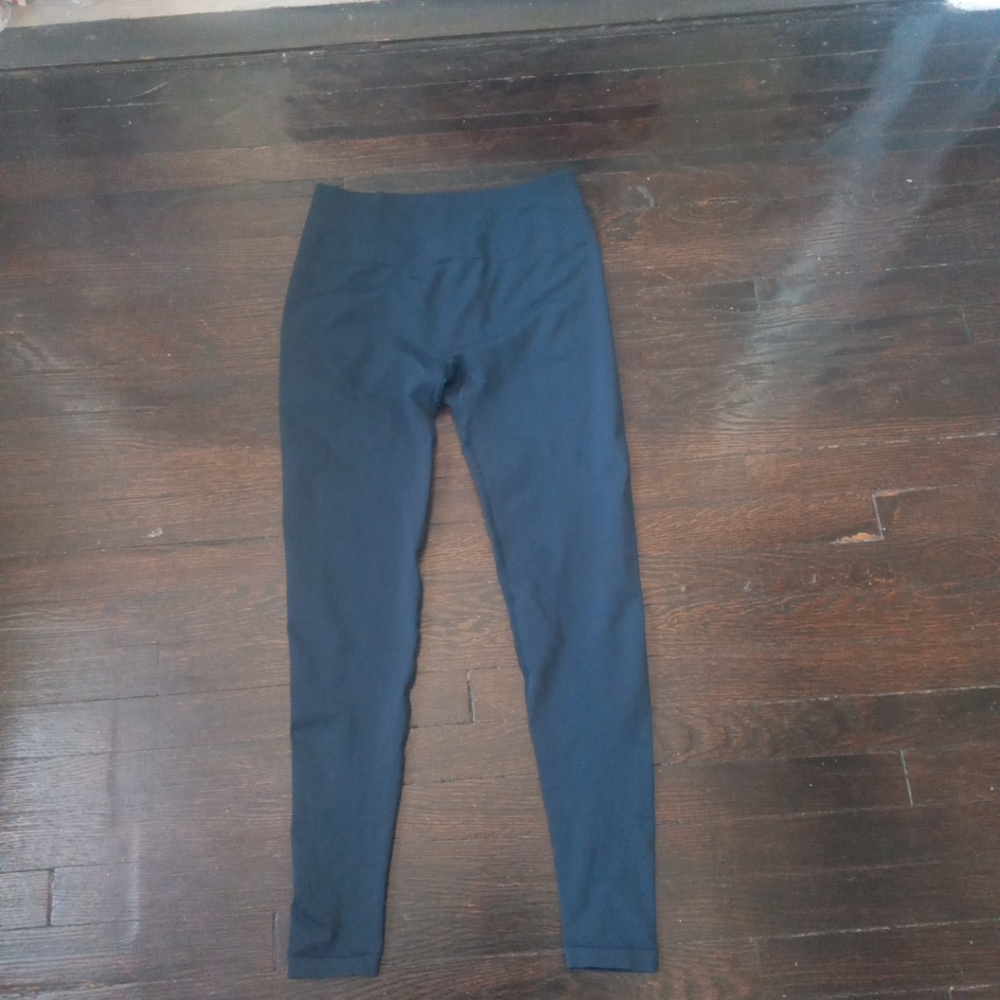 Pavoi Color Dark Blue Womans Size Large Leggings Cozy Comfort Casual Outdoors...